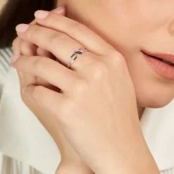 Bague Aline Or Blanc Diamant|Marc Orian Best