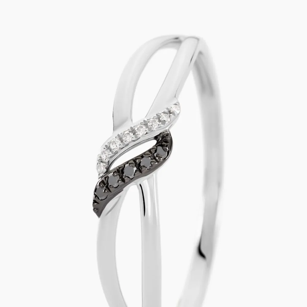 Bague Aline Or Blanc Diamant|Marc Orian Best