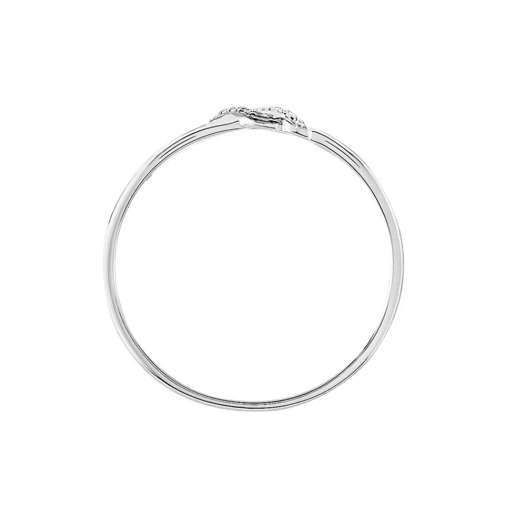Bague Aline Or Blanc Diamant|Marc Orian Best