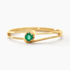 Bague Alisha Or Jaune Emeraude|Marc Orian Outlet