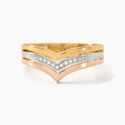 Bague Alix Or Tricolore Diamant