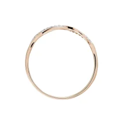 Bague Alizee Or Rose Diamant