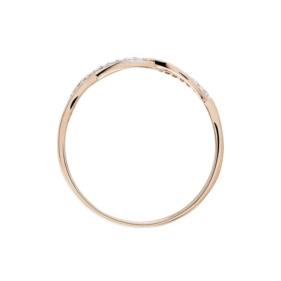 Bague Alizee Or Rose Diamant