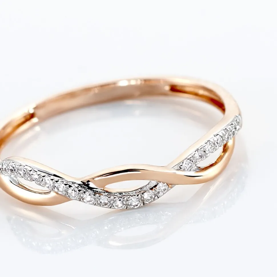 Bague Alizee Or Rose Diamant