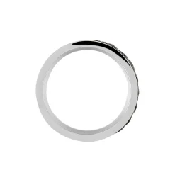 Bague Ally Acier Blanc