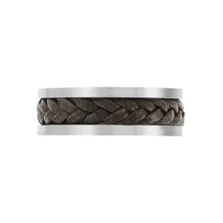 Bague Ally Acier Blanc