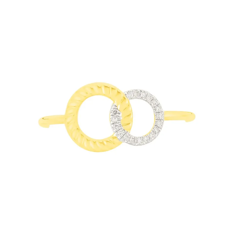 Bague Amanda Or Jaune Diamant