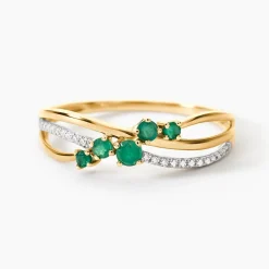 Bague Amarylis Or Jaune Emeraude|Marc Orian New