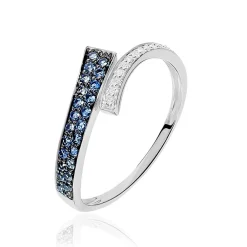 Bague Amelie Or Blanc Saphir Et Diamant|Marc Orian Best