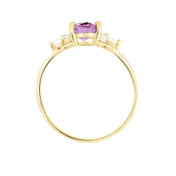 Bague Anaid Or Jaune Amethyste Et Oxyde De Zirconium|Marc Orian Outlet
