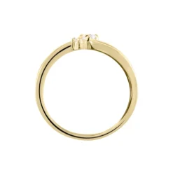 Bague Ana-lou Plaque Or Jaune Oxyde De Zirconium|Marc Orian Sale