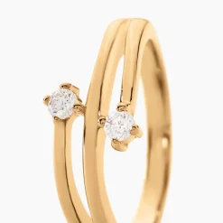 Bague Ana-lou Plaque Or Jaune Oxyde De Zirconium|Marc Orian Sale
