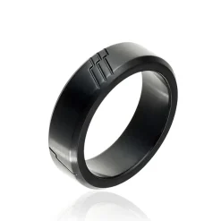 Bague Andrei Acier Noir