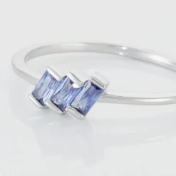 Bague Andy Argent Blanc Oxyde De Zirconium