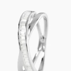 Bague Anelyse Or Blanc Oxyde De Zirconium|Marc Orian Clearance