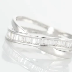 Bague Anelyse Or Blanc Oxyde De Zirconium|Marc Orian Clearance