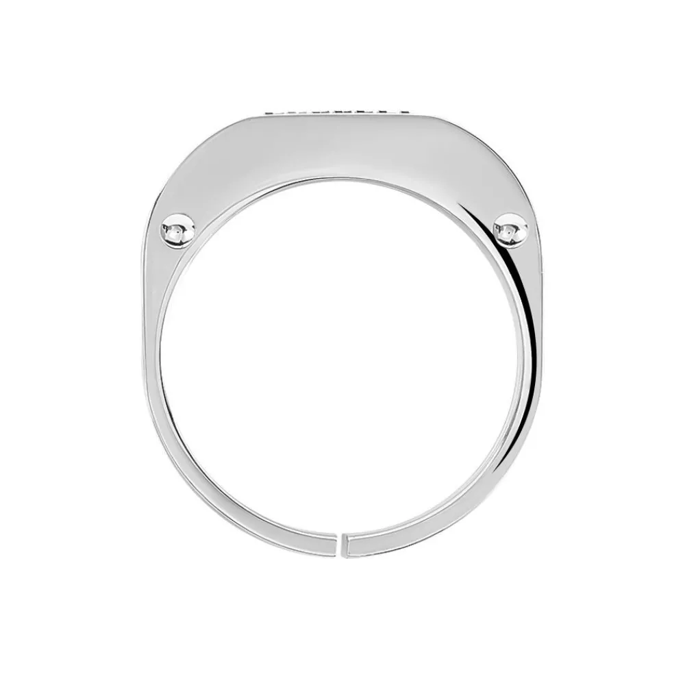 Bague Annastasia Acier Blanc|JOURDAN Online