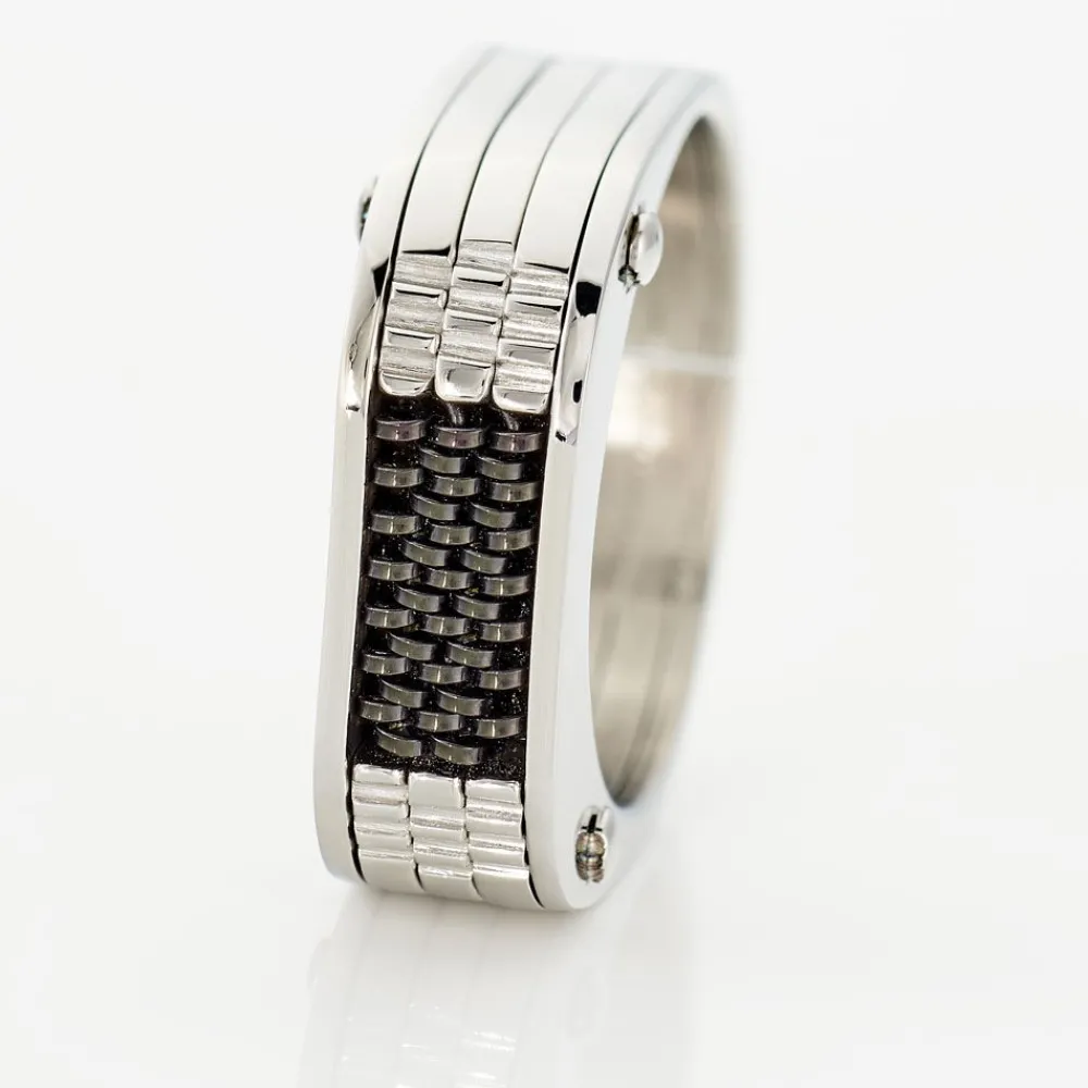 Bague Annastasia Acier Blanc|JOURDAN Online