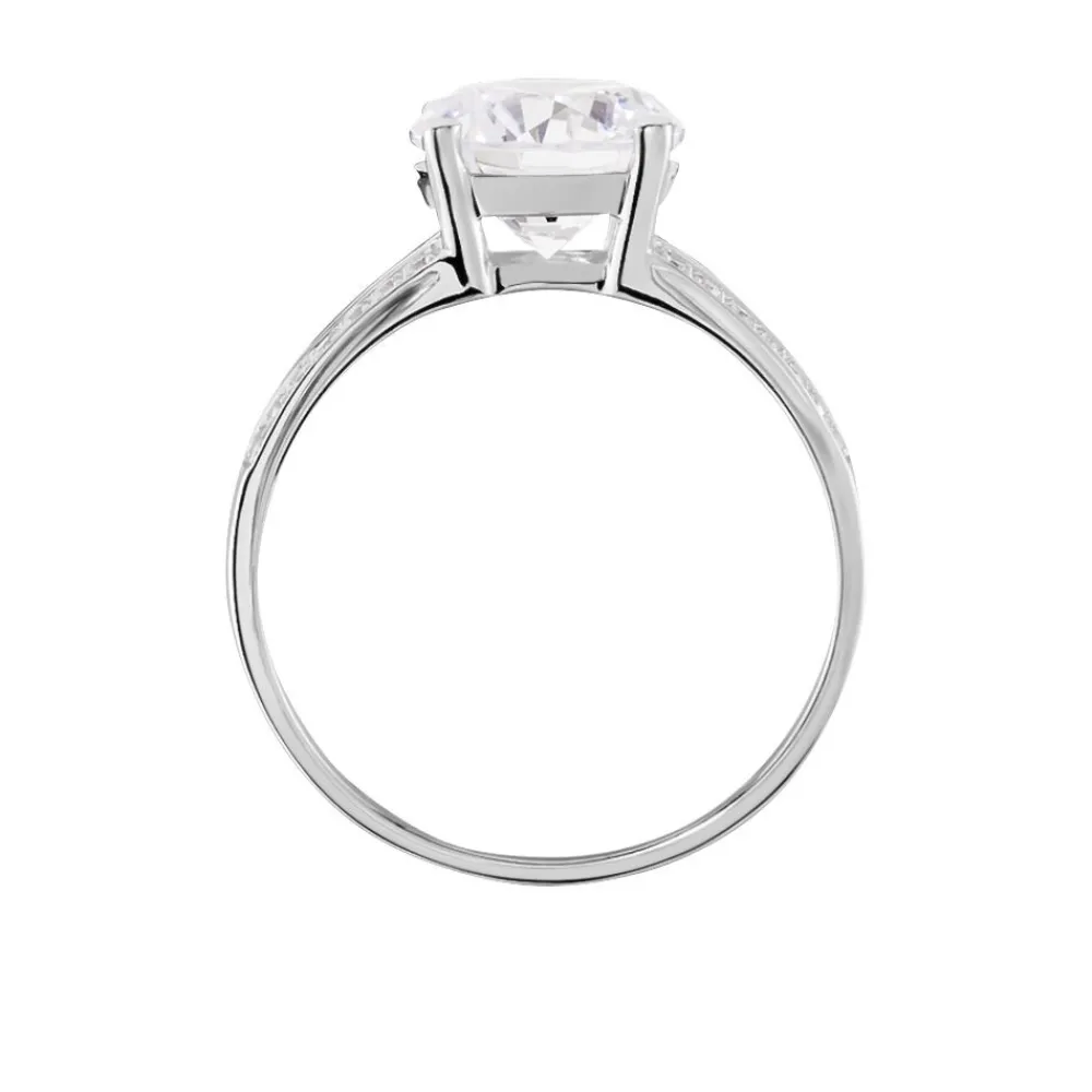 Bague Anthyme Or Blanc Oxyde De Zirconium|Marc Orian Best