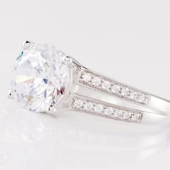 Bague Anthyme Or Blanc Oxyde De Zirconium|Marc Orian Best