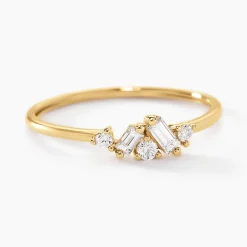 Bague Antigonus Or Jaune Diamant Synthétique|Marc Orian Discount