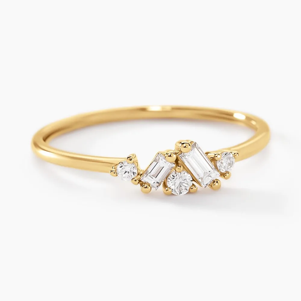 Bague Antigonus Or Jaune Diamant Synthétique|Marc Orian Discount