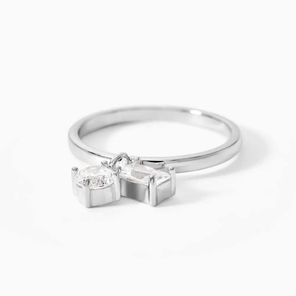 Bague Aoibhin Argent Blanc Oxyde De Zirconium|Marc Orian Online