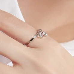 Bague Aoibhin Argent Blanc Oxyde De Zirconium|Marc Orian Online