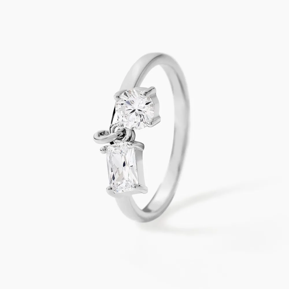 Bague Aoibhin Argent Blanc Oxyde De Zirconium|Marc Orian Online