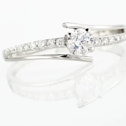Bague April Or Blanc Oxyde De Zirconium|Marc Orian Sale