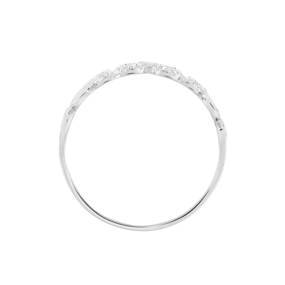 Bague Arabesque Or Blanc Diamant