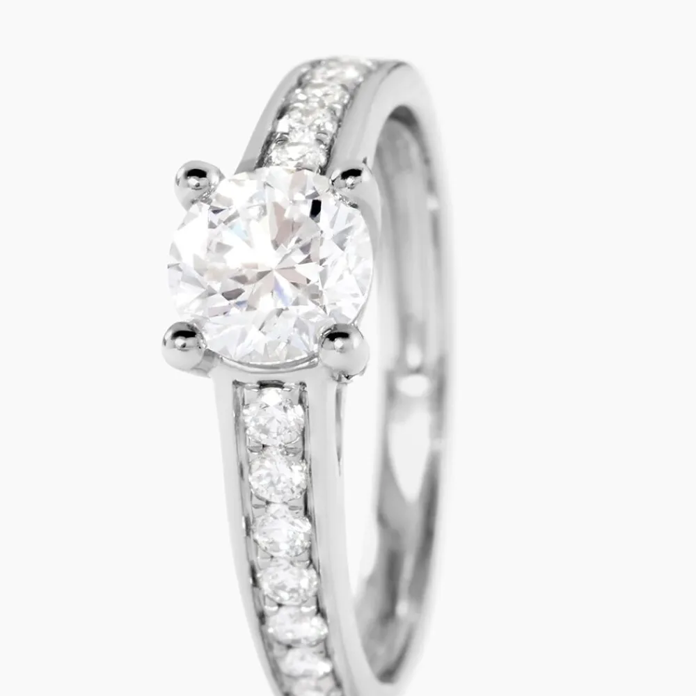 Bague Aramis Ld Platine Blanc Diamant Synthétique|Marc Orian Best