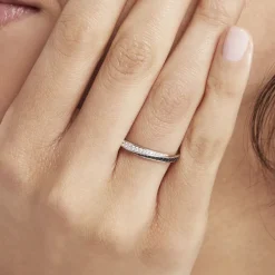 Bague Argent Blanc Agoston Oxydes De Zirconium|Marc Orian New