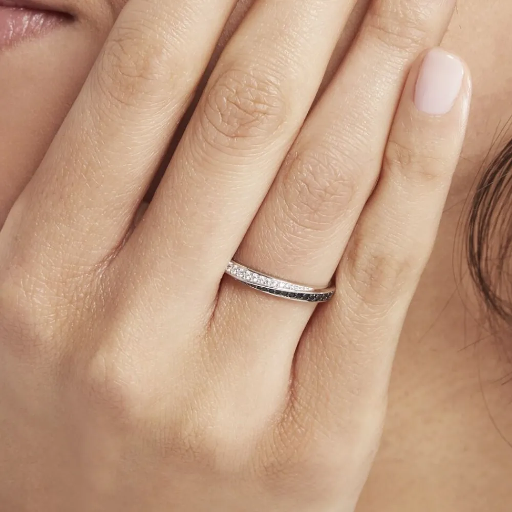 Bague Argent Blanc Agoston Oxydes De Zirconium|Marc Orian New