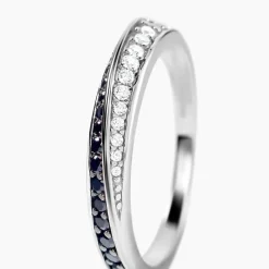 Bague Argent Blanc Agoston Oxydes De Zirconium|Marc Orian New