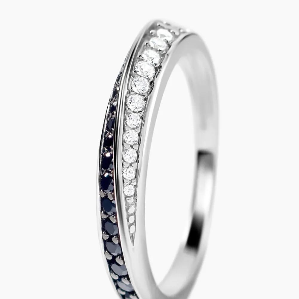 Bague Argent Blanc Agoston Oxydes De Zirconium|Marc Orian New