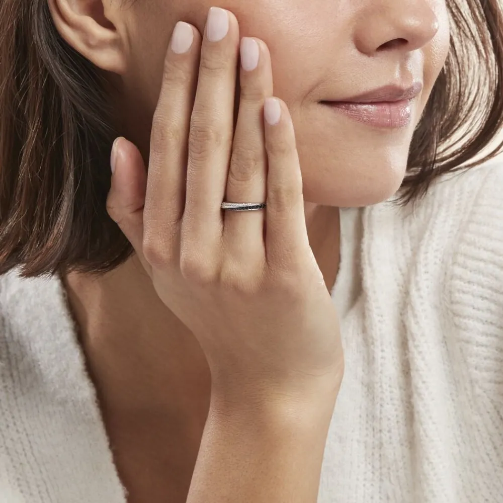 Bague Argent Blanc Agoston Oxydes De Zirconium|Marc Orian New
