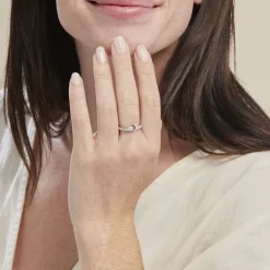 Bague Argent Blanc Candis Oxyde De Zirconium|Marc Orian Online
