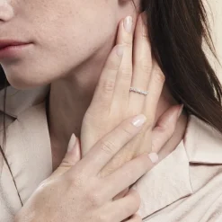 Bague Argent Blanc Eclat D'Aurore Oxydes De Zirconium|Marc Orian New