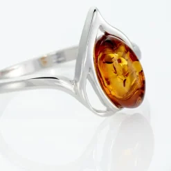 Bague Argent Blanc Nailla Ambre|Marc Orian Hot