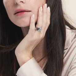 Bague Argent Blanc Psara|Marc Orian Discount