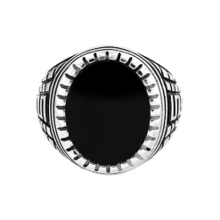Bague Argent Blanc Thimeo Agathe Noire|Marc Orian Best