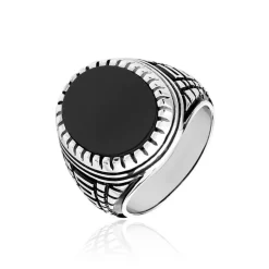 Bague Argent Blanc Thimeo Agathe Noire|Marc Orian Best