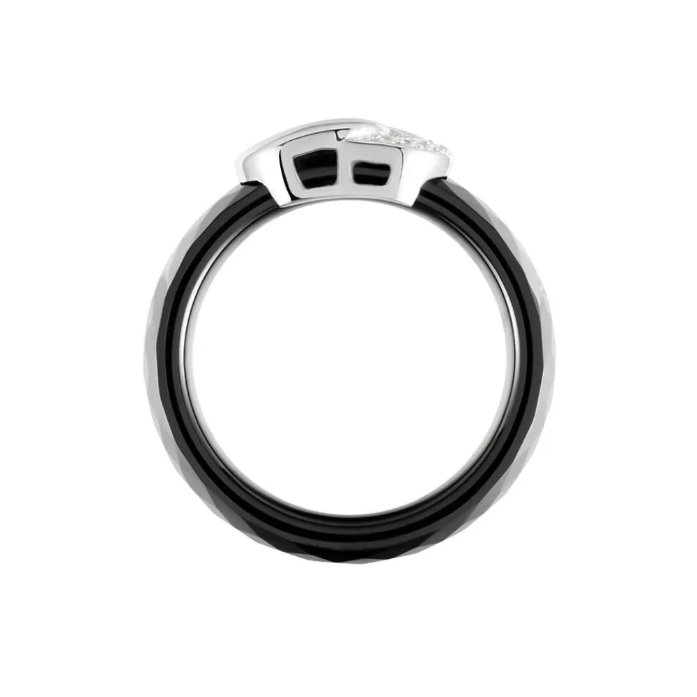 Bague Argent Blanc Valérie Oxyde De Zirconium Et Céramique|Marc Orian Hot