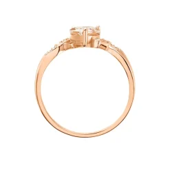 Bague Argent Rose Avalon Oxyde De Zirconium