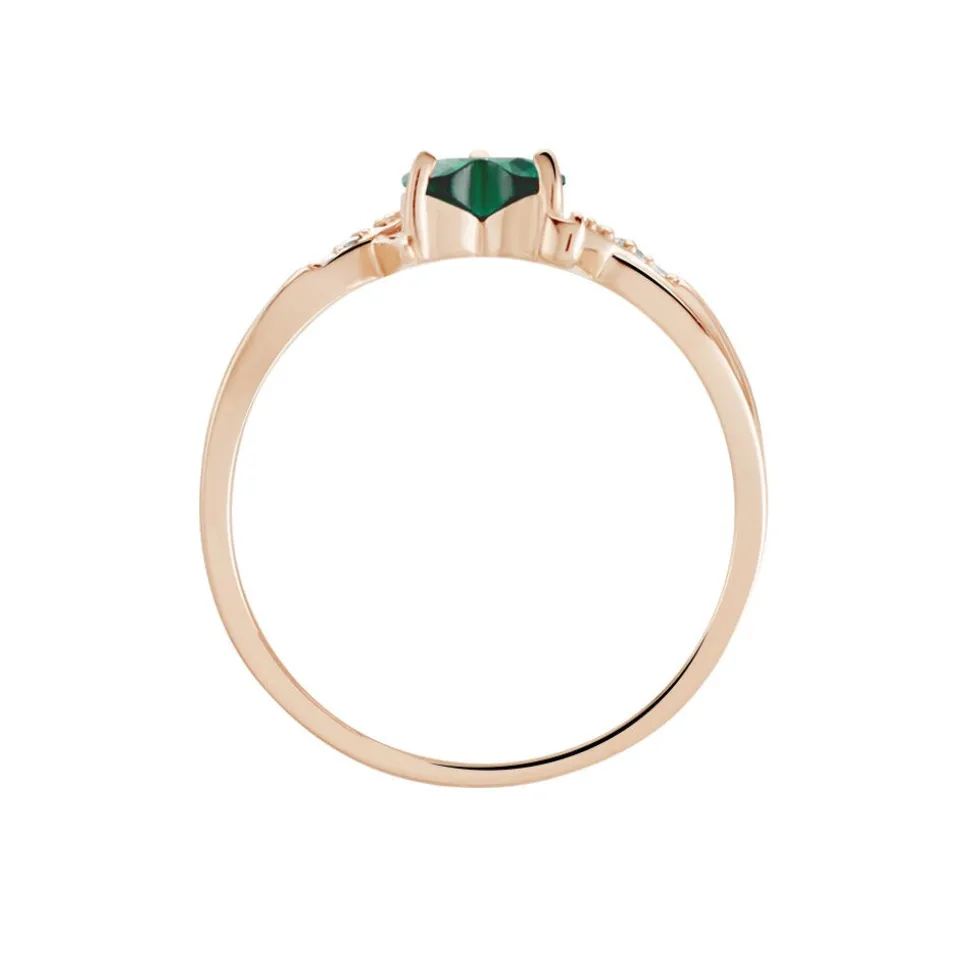 Bague Argent Rose Avalon Oxyde De Zirconium