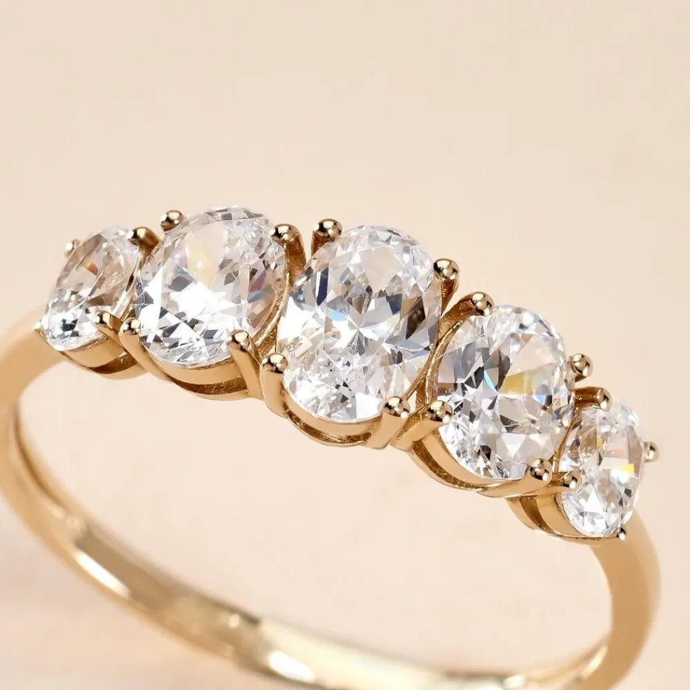 Bague Astarte Or Jaune Oxyde De Zirconium|Marc Orian Discount