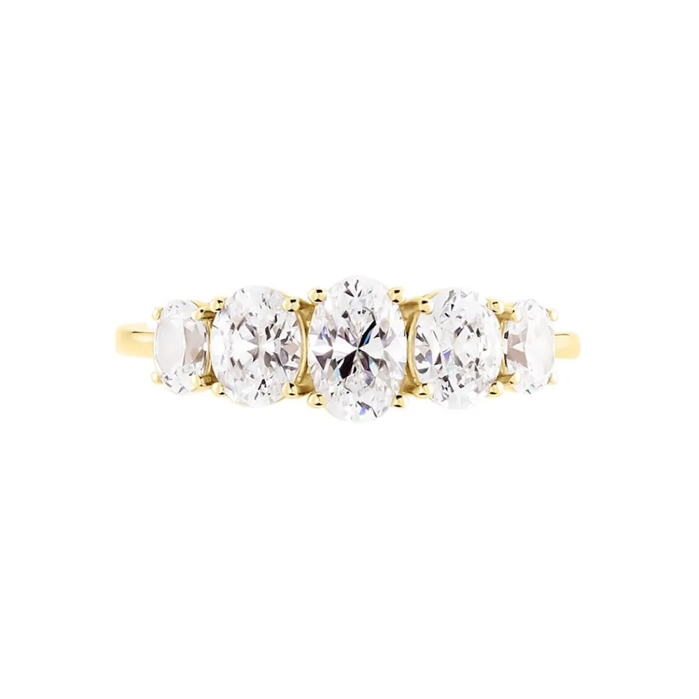 Bague Astarte Or Jaune Oxyde De Zirconium|Marc Orian Discount