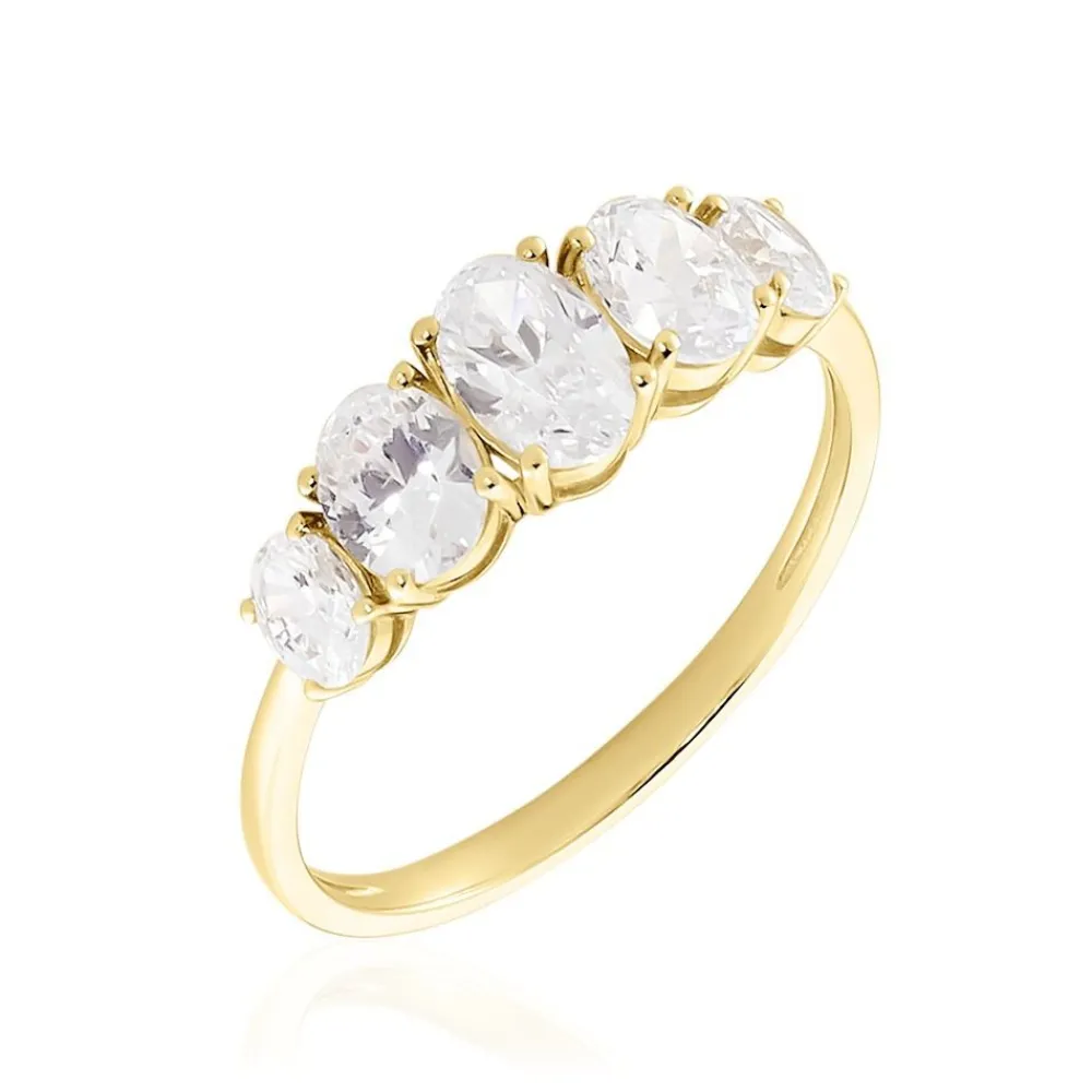 Bague Astarte Or Jaune Oxyde De Zirconium|Marc Orian Discount