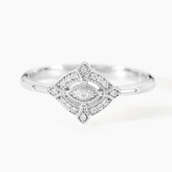 Bague Astrea Argent Blanc Oxyde De Zirconium|Marc Orian Clearance